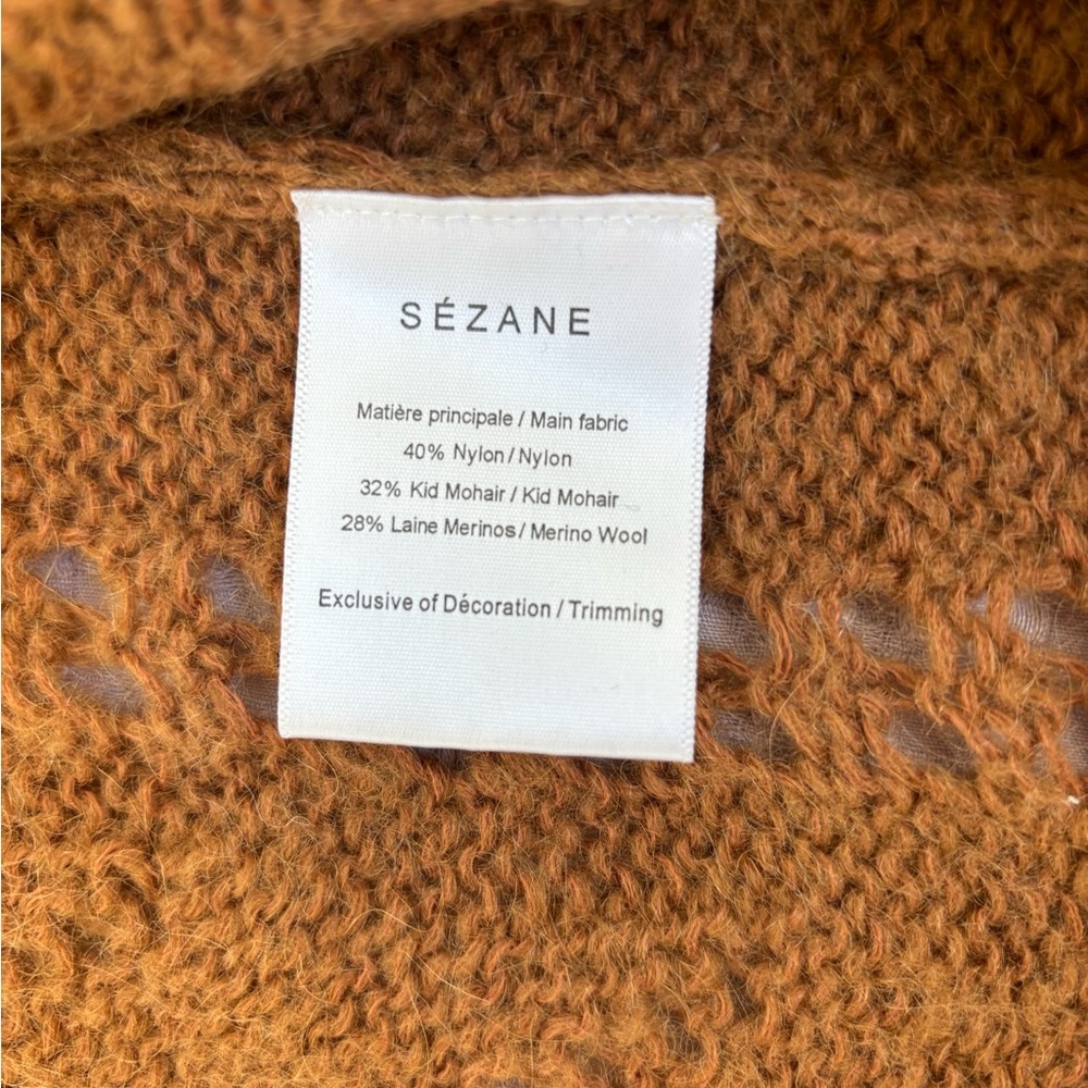 Sezane Brown Sweater